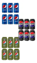 Comprar Combo Pepsi + Pepsi Black + Pepsi Twist Lata 354ml X 18u