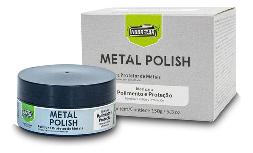 Polidor E Protetor De Metais Metal Polish 150g Nobrecar