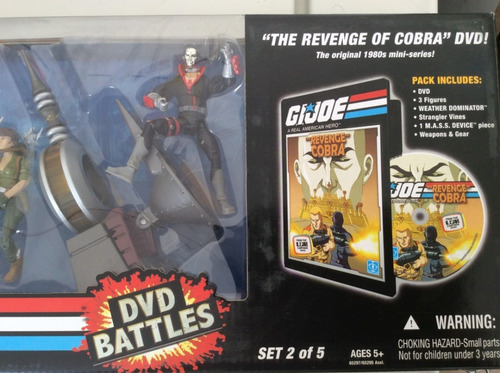 Gijoe 25 Anniversary Dvd Battle Pack The Revenge Of Cobra (Usado)