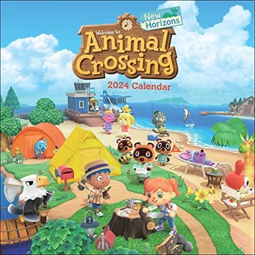 Book : Animal Crossing New Horizons 2024 Wall Calendar -...