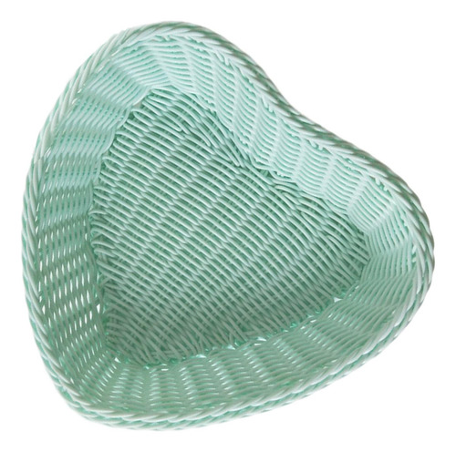 Cesta De Imitação De Rattan Feita À Mão, Cesta De Verde