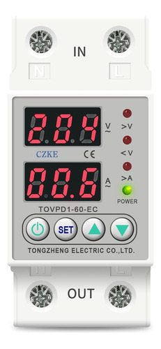 Supervisor Monofasico De Volltaje Y Corriente 220v 63amp