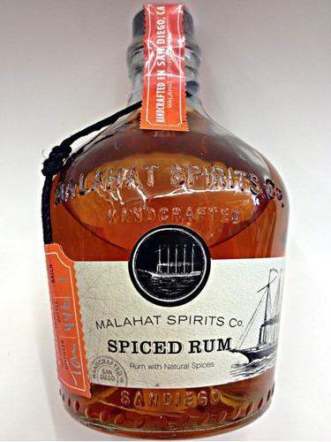 Ron Malahat Spirits Co. Spiced Rum Goldbottle