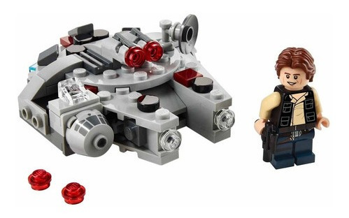 Imagen 4 de 5 de Lego Bloques Star Wars Microfighter Halcón Milenario 75295