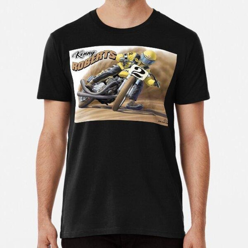 Remera Ken Roberts Flat Track Algodon Premium