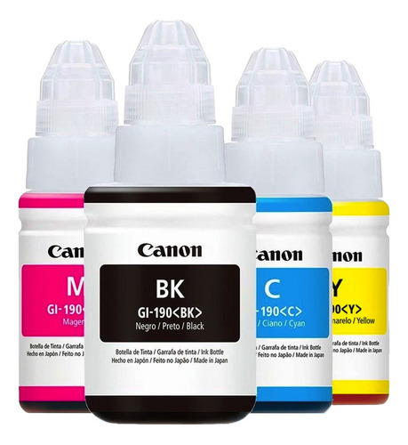 Kit Canon Impressora Multifuncional G3110 + Tintas Gi-190
