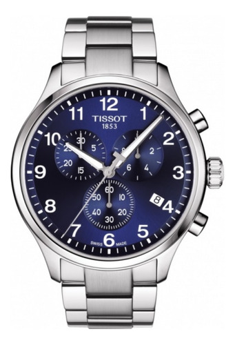 Relógio Tissot T116.617.11.047.00 Chrono Xl Azul Aço 45mm
