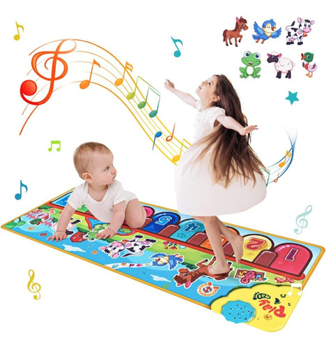 Alfombra Mat Piano Musical Didáctico Para Niños