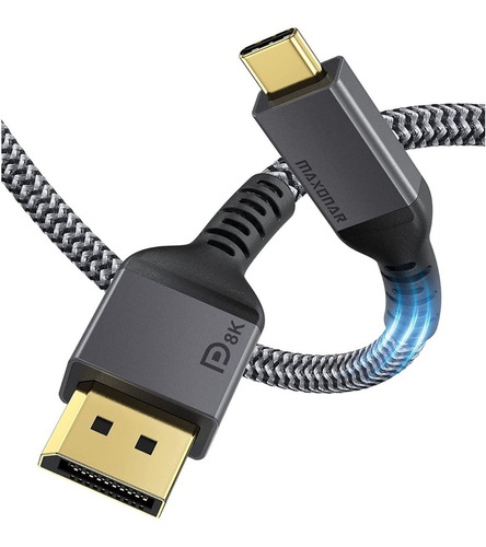 Cable Usb C A Displayport, Maxonar 8k 60hz Certificado Vesa 