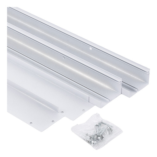 Base Metalica Para Sobreponer Panel Plafón Led 60x60 Cm X5