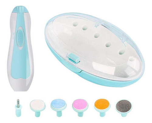 T Set De Manicura Automática Para Bebé Recién Nacido Azul
