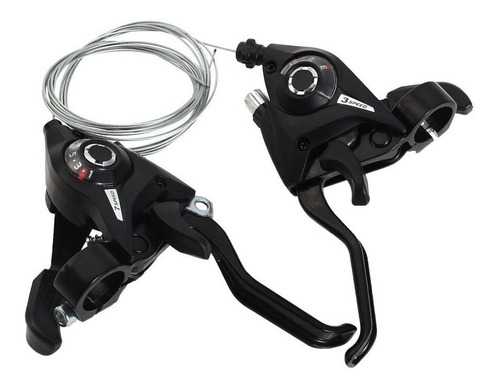 Set X 2 Shifter Tipo Shimano Compatible 3x7 21v X Par + Freno Integrado + Cambio