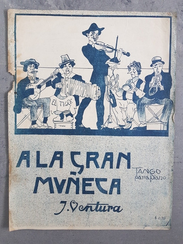 Imagen 8 de 8 de Antiguas Partituras De Tango. Lote De 11. 51692.