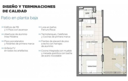 Imagen 13 de 18 de Excelente 2 Amb A Estrenar, Patio Exclusivo! Contrafrente! Muy Luminoso!!