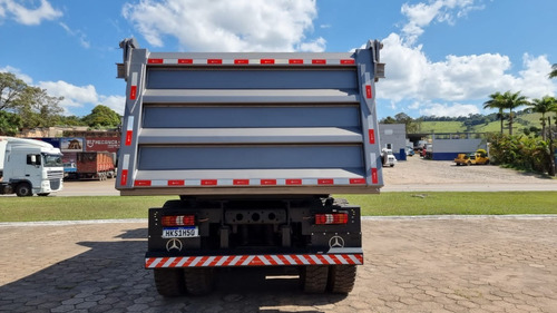 Imagem 9 de 15 de Mercedes-benz Axor 4144 Ano 2012 Caçamba Rossetti 14 Metros