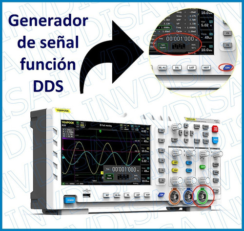 Osciloscopio Digital Fnirsi 1014d 2ch 100mhz 1gs/s-n U E V O (Usado)