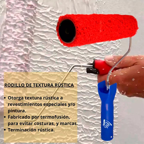 Rodillo Textura Rustica 22 Cm Evolution