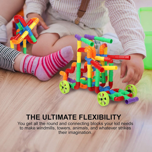 Stem Building Blocks Toy For Kids Educational Toddlers To...