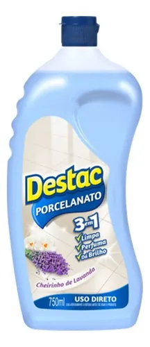 comprar Limpa Piso Destac para Pisos Porcelanato Cerâmica Lavanda e Alfazema 750ml