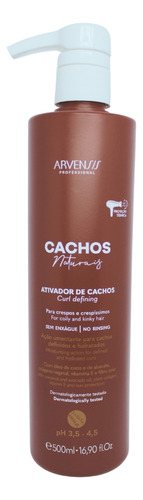 Kit Arvensis Cachos Ativador Crespos 500ml + 2 Geleia Alta
