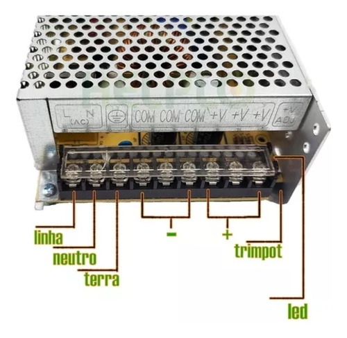 Fonte Chaveada 48v 5a Estabilizada Bivolt (21 Uni)