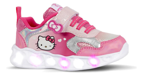 Zapatillas Footy Hello Kitty Con Luces Niñas 25 Al 30 P