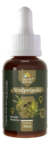 Própolis Verde Verdprópolis 70% In Natura 30ml Fauna E Flora