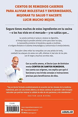 Libro : Santo Remedio Cientos De Remedios Caseros Llenos De