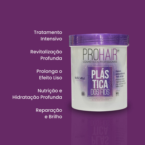Masc Plastica Dos Fios 1kg Prohair