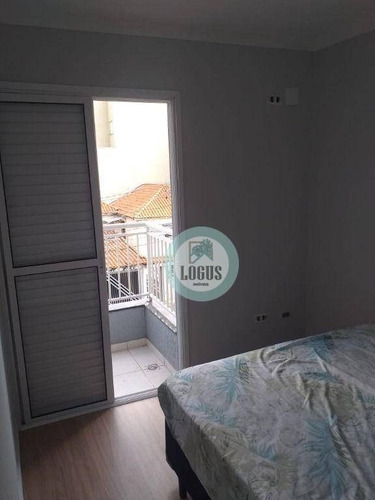 Imagem 24 de 30 de Apartamento Com 50m² Composto De 2 Dormitórios Sendo 1 Suíte E Um Dos Com Sacada, À Venda Por R$ 265.000,00 - Utinga, Santo André/sp - Ap2025