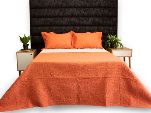 Colcha Gala Terracota Doble Vista King Size