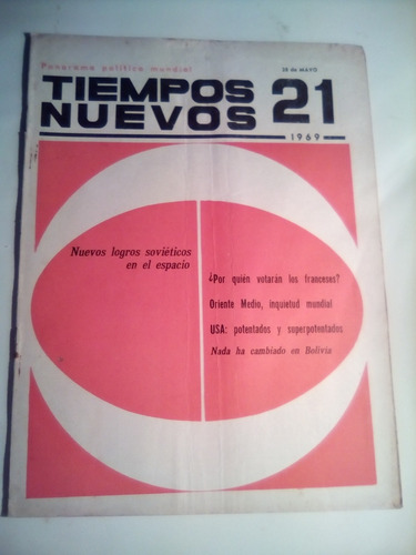 14 Revistas Soviéticas Tiempos Nuevos Años 1966 - 1969