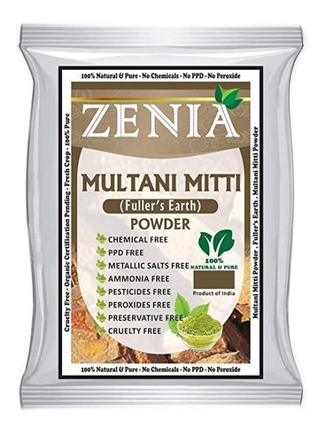 100 Gramos Zenia Multani Mitti Powder - Tierra De Batán Arci