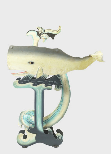 White Sperm Whale Sky Hook 19  Nautical Teeter Totter Ti Oah