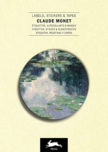 Book : Claude Monet Label And Sticker Book (english, Spanis