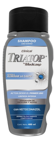  Triatop Clinical Elimina La Caspa Frescura Y Alivio 400ml
