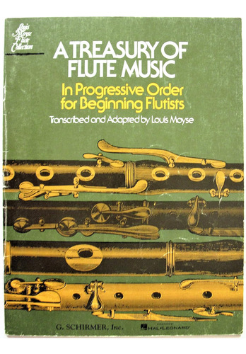 Treasury Of Flute Musicin Progressive Order For Beginning Fl