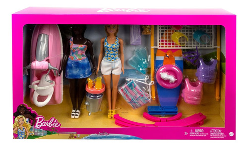Barbie Set De Juego Amigos En La Playa