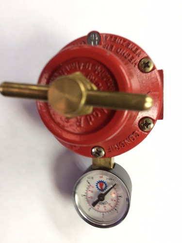 Regulador Para Gas R3a-m Con Manómetro Rosca De 1/2 Congrif