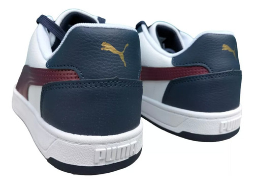 Tenis Jr Puma Caven 2.0 Azul Marino Vino 393837 03