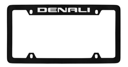 Marco - Gmc Denali Black Coated Metal Top Engraved License P