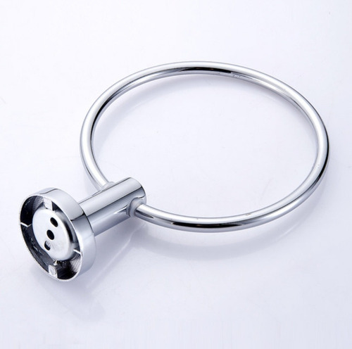 Imagen 9 de 10 de Porta Toalla Anillo Baño Hogar Acero Inoxidable Premium