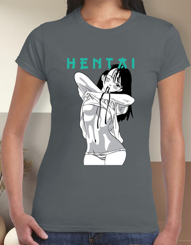 Playera Para Mujer Hentai Anime Algodón Premium #0001631