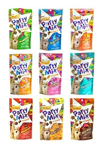 Botana - Friskies Party Mix Crunch Variety Pack (9 Flavors) 