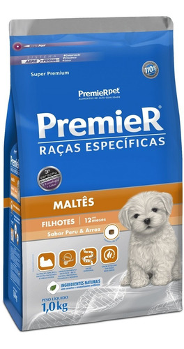 Ração Premier Raças Específicas Filhote Maltês 1kg