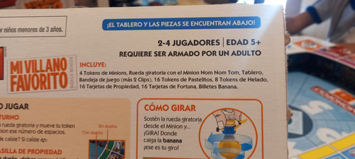 Monopoly Edición Especial Mi Villano Favorito 2 (Usado)