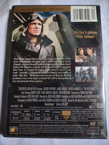 The Blue Máx Película Dvd Importado (Usado)
