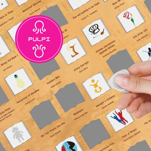 Poster 100 Ideas De Libros Rascar Raspar Lectura Tiktok Mapa