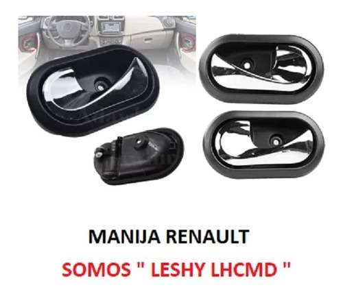Imagen 2 de 2 de Manija De Puerta Interior Para Renault