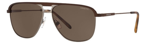 Lentes De Sol Arnette Holboxx Con Protección Uv Para Hombre Lente Marrón Armazón Marrón